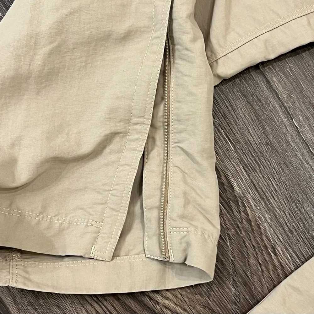The North Face Paramount Mens‎ XL Convertible Hiking Khaki Belted Zip Off Pants